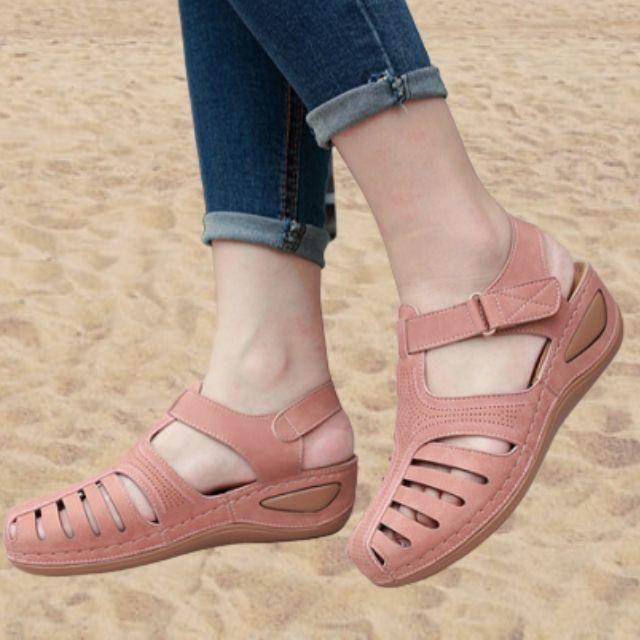 💖Lekkie sandały ortopedyczne ze skóry premium👡
