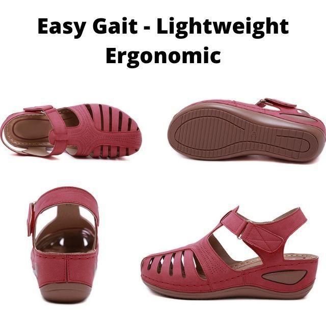 💖Lekkie sandały ortopedyczne ze skóry premium👡