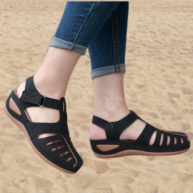 💖Lekkie sandały ortopedyczne ze skóry premium👡