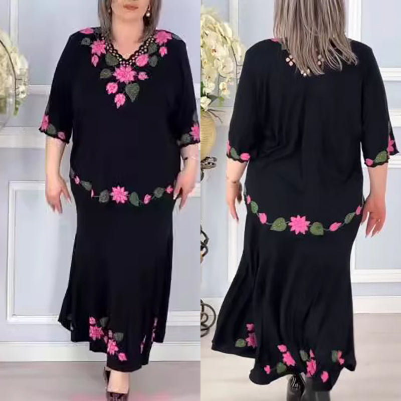 🌷Delikatna sukienka z botanicznym wzorem 💐 ✨