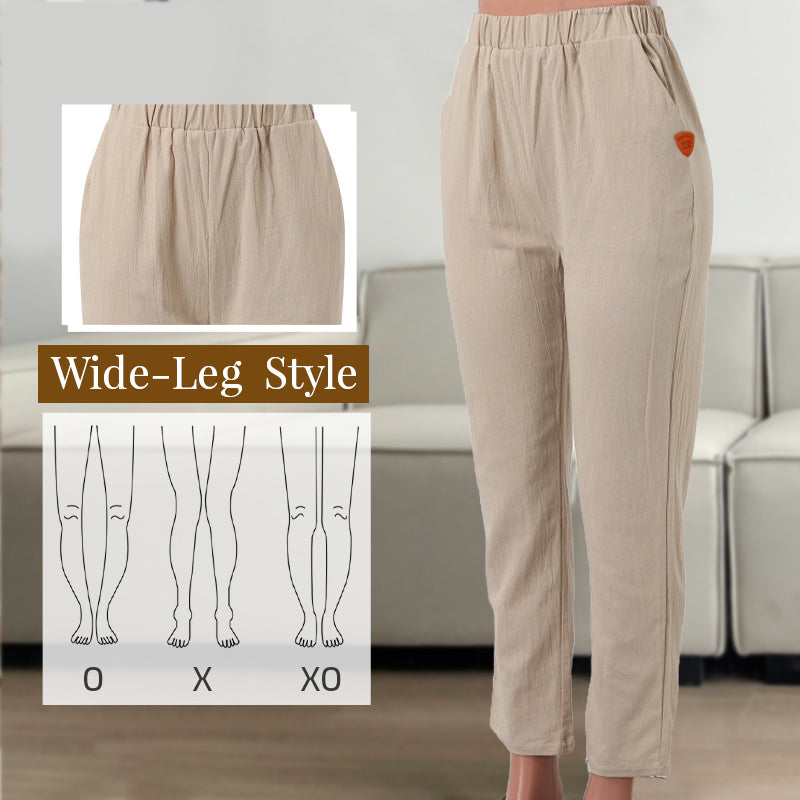 ✨【S-4XL】Oddychające Lniane Spodnie Casualowe