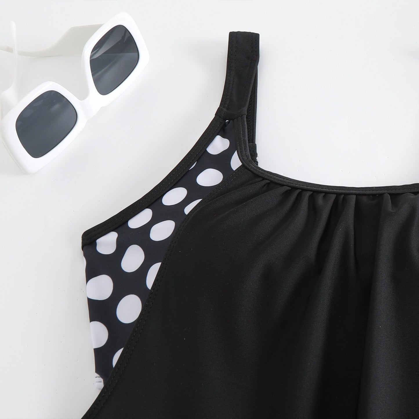 👙 Damski dwuczęściowy kostium kąpielowy w grochy
