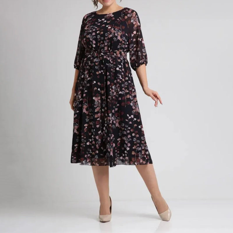 🔥👗Sukienka z krótkim rękawem i nadrukiem