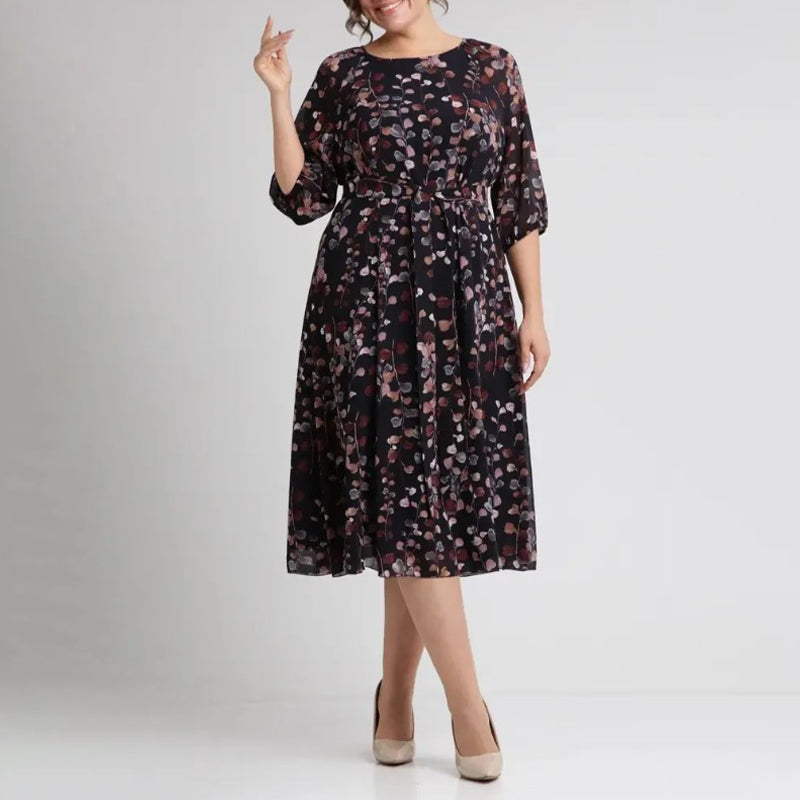 🔥👗Sukienka z krótkim rękawem i nadrukiem