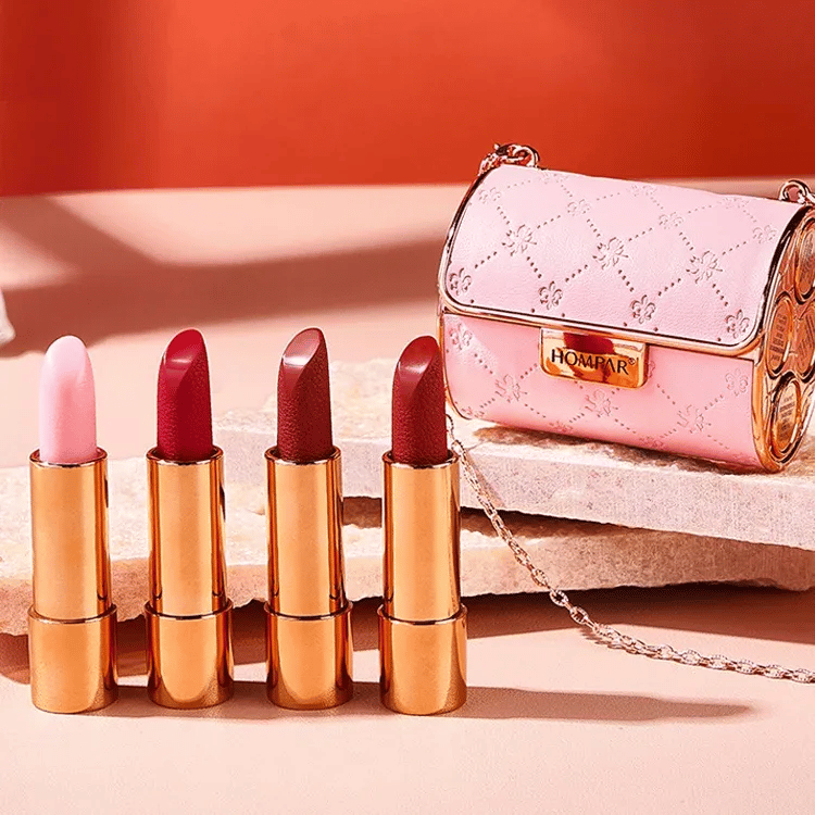 ?Zestaw pomadek Velvet Matte z etui Glamour Chain