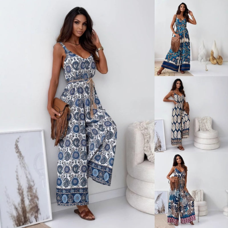 ✨【S-2XL】Kombinezon z nadrukiem boho