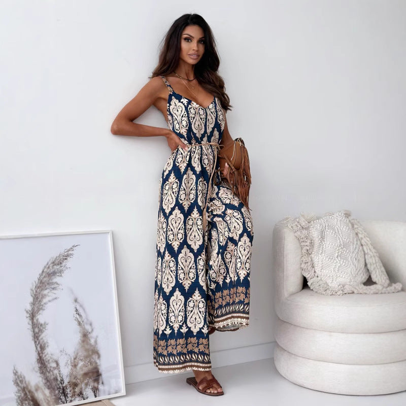 ✨【S-2XL】Kombinezon z nadrukiem boho