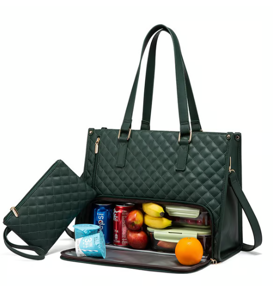 ✨ Damska torba na zakupy Bento 3 w 1 🎁 Prezentowany pasujący portfel