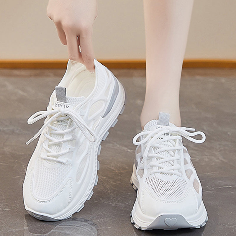 👟✨Damskie modne sneakersy z siateczką i sznurowaniem✨