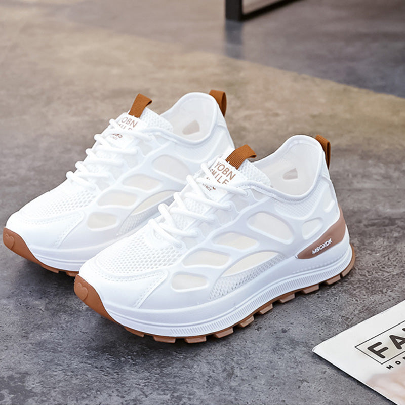 👟✨Damskie modne sneakersy z siateczką i sznurowaniem✨