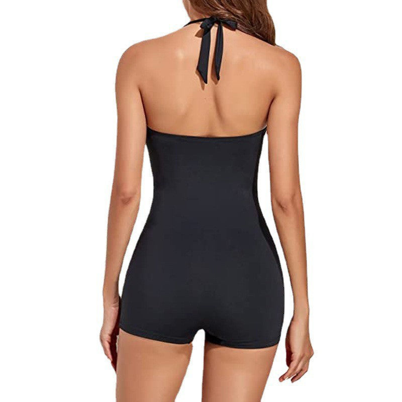 🏊♀️Jednoczęściowy kostium kąpielowy Halter Slim