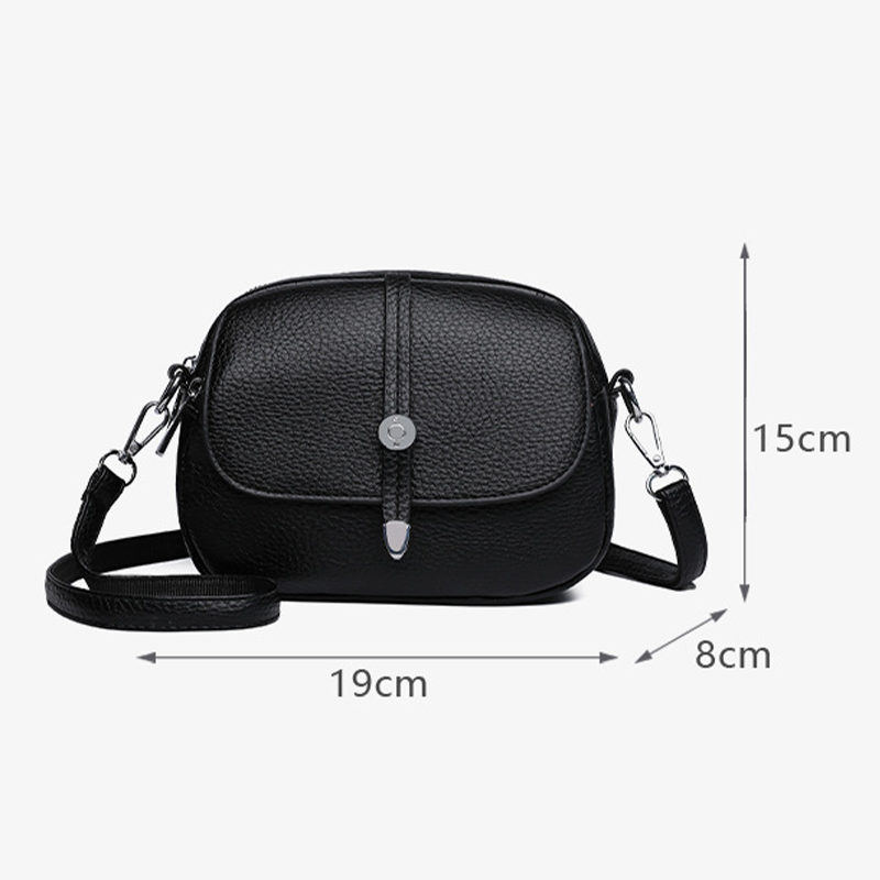 Lekka torebka damska w jednolitym kolorze👜