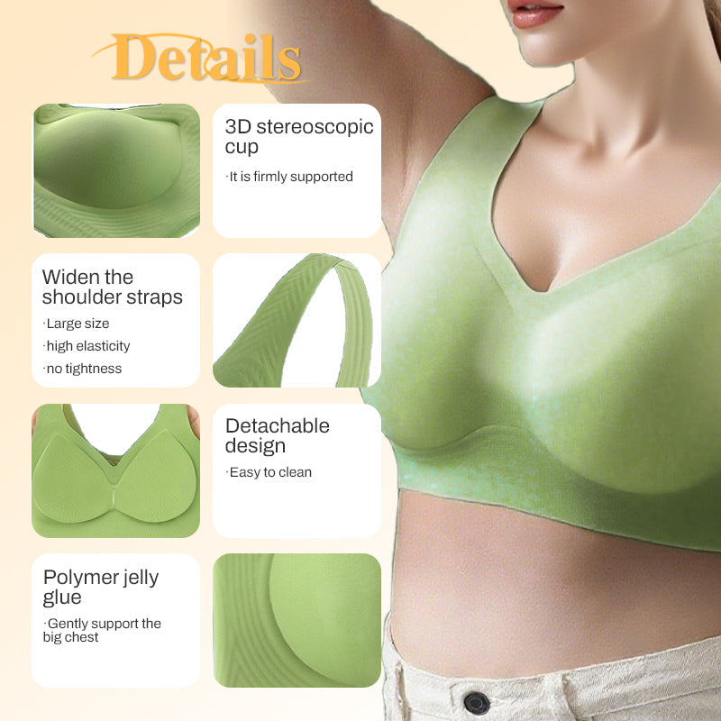 【Kup 1, dostań 1 gratis】Oddychający, miękki, bezszwowy biustonosz typu tank top