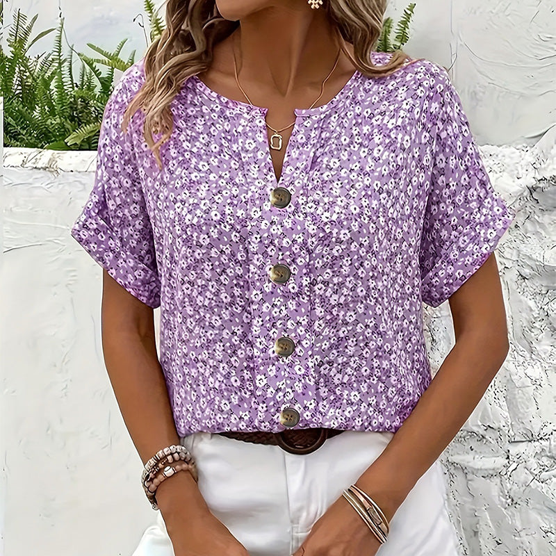 🌸Elegancka bluzka damska w kwiaty
