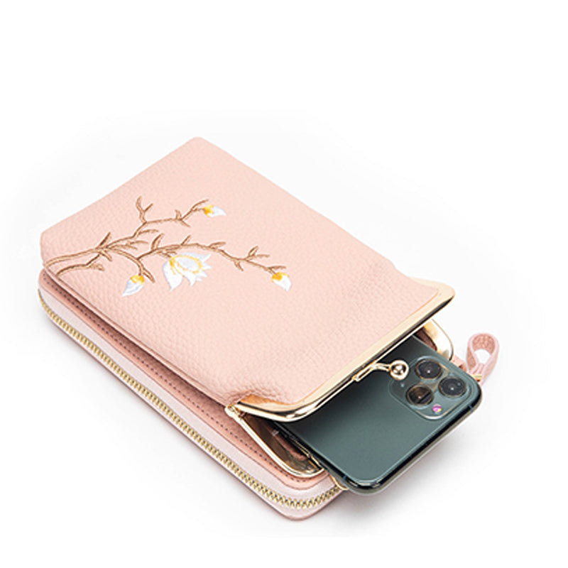 🔥👛Torebka damska na telefon komórkowy🌸