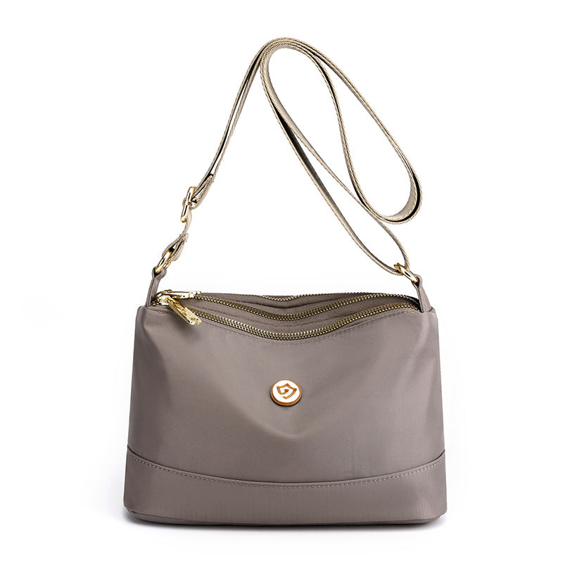 Minimalistyczna nylonowa torba na ramię i crossbody o dużej pojemności