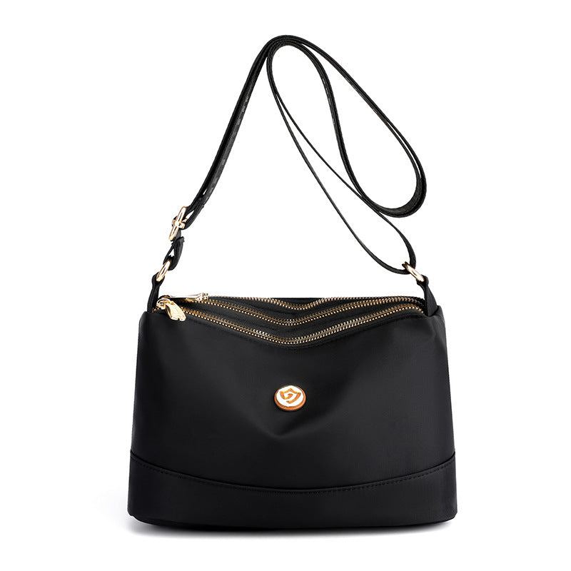 Minimalistyczna nylonowa torba na ramię i crossbody o dużej pojemności
