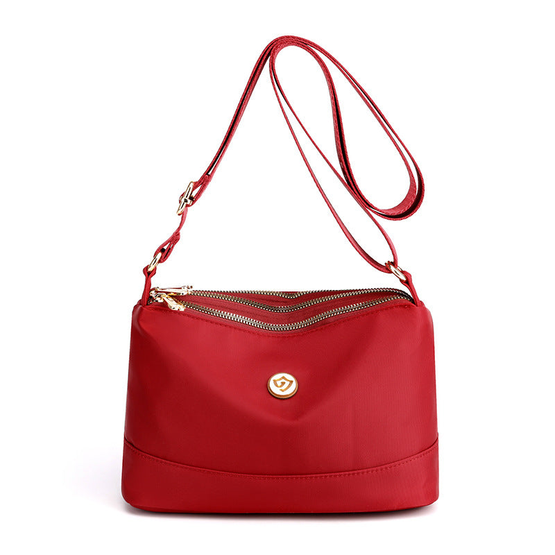 Minimalistyczna nylonowa torba na ramię i crossbody o dużej pojemności