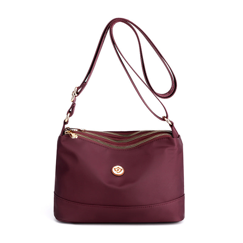 Minimalistyczna nylonowa torba na ramię i crossbody o dużej pojemności