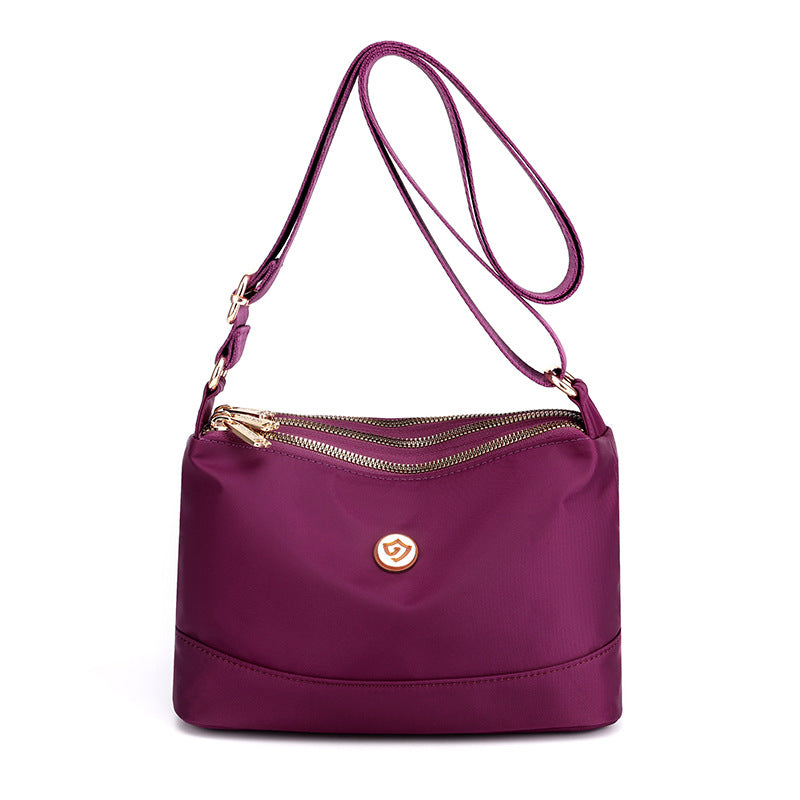 Minimalistyczna nylonowa torba na ramię i crossbody o dużej pojemności