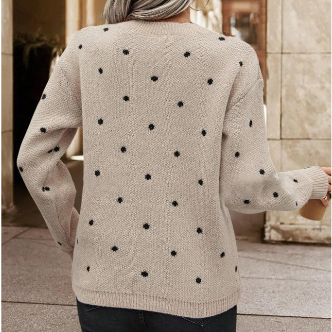 Damska bluza w kropki