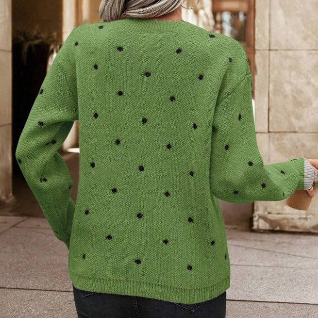 Damska bluza w kropki