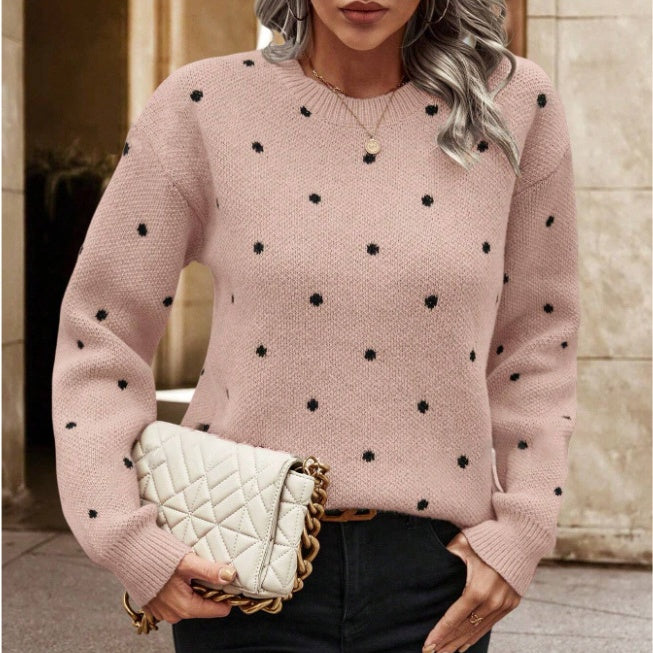 Damska bluza w kropki