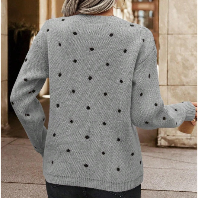 Damska bluza w kropki