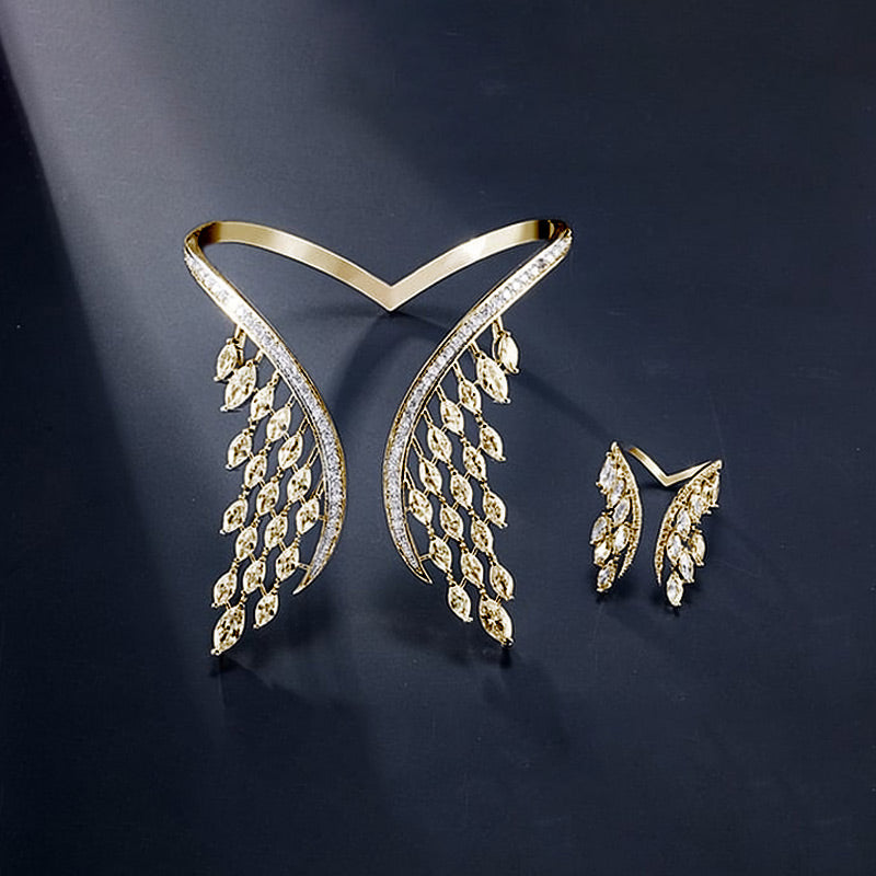 💍Angel Wings Alloy Ring & Bracelet🧚