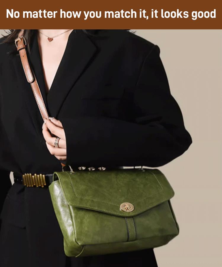 Skórzana torba listonoszka w stylu retro
