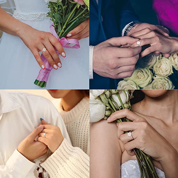 💍Pierścionek z moissanitem od gwiazd - 👩Matka i córka👧