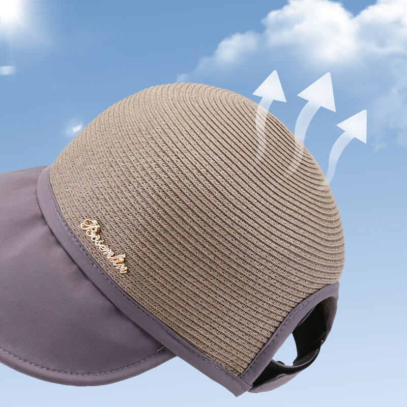 💁♀️49 procent zniżki👒Damski kapelusz przeciwsłoneczny z dużym rondem na letnie wyjścia na plażę ☀