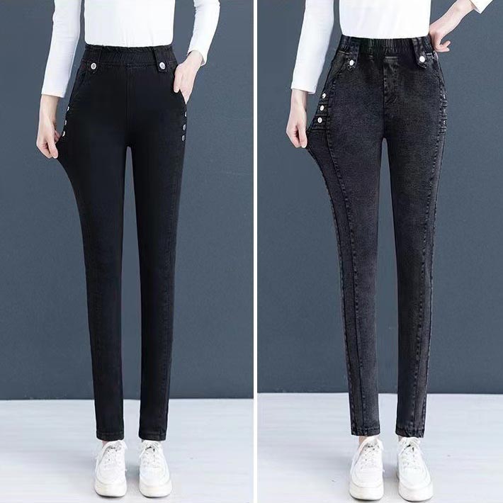 🔥Nowe produkty 49% taniej🔥Elastyczne, ciepłe, pluszowe jeansy skinny dla kobiet