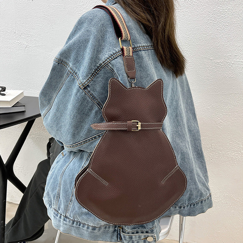 Wybór prezentu🎁 - Vintage Cute Cat Shaped Sling Cross Chest Shoulder Bag