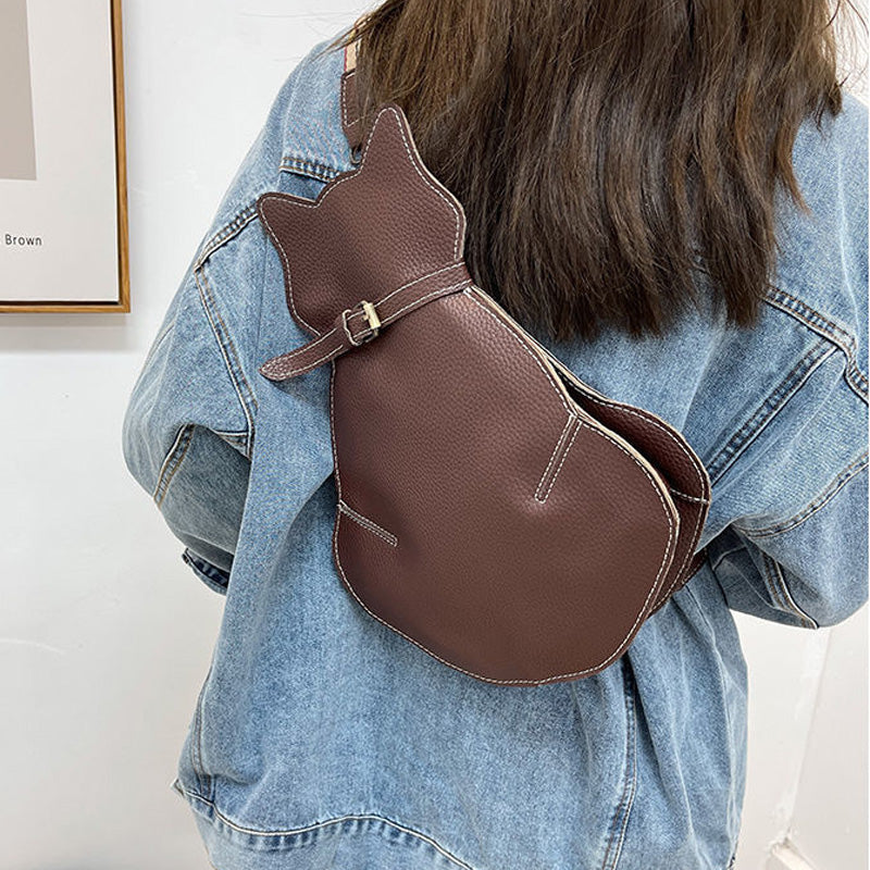 Wybór prezentu🎁 - Vintage Cute Cat Shaped Sling Cross Chest Shoulder Bag
