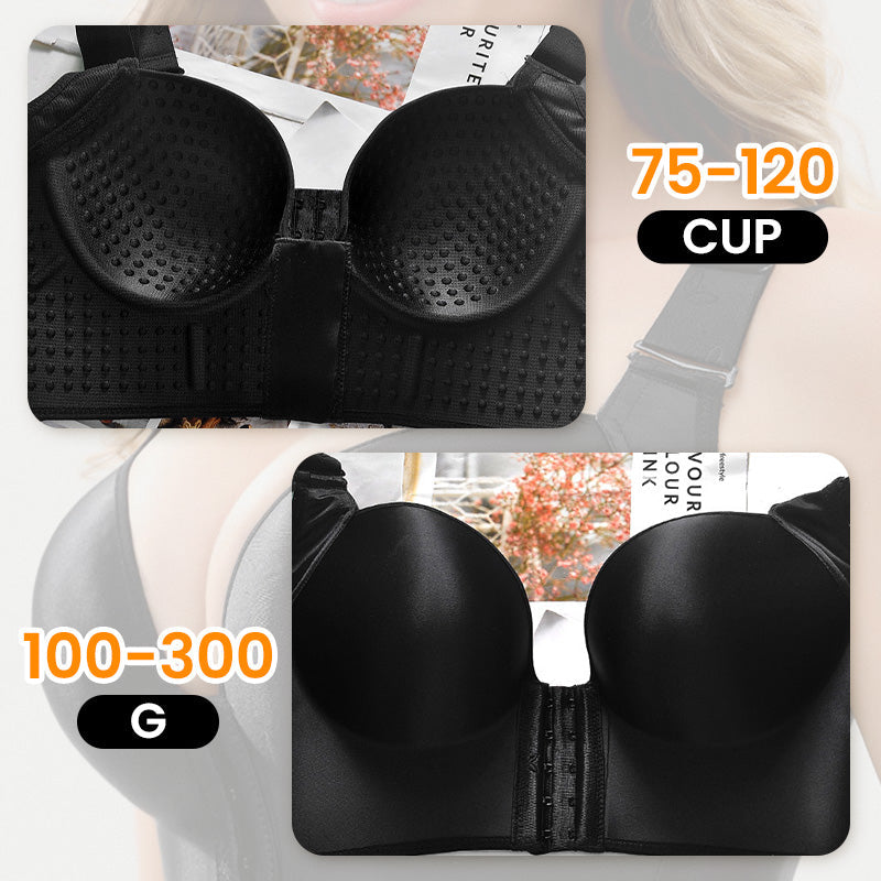 😍😍😍Damski biustonosz push up z zapięciem z przodu w dużym rozmiarze