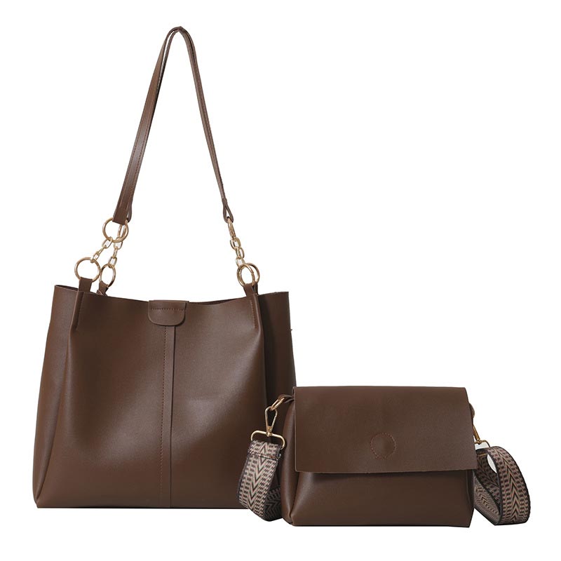 👜 Damska torba na ramię crossbody 2-częściowy zestaw