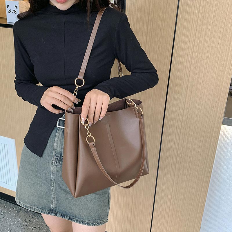 👜 Damska torba na ramię crossbody 2-częściowy zestaw