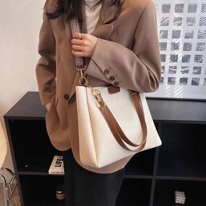👜 Damska torba na ramię crossbody 2-częściowy zestaw