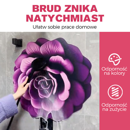 🌺Dywanik z Kwiatowym Pluszem i Ziemią Okrzemkową