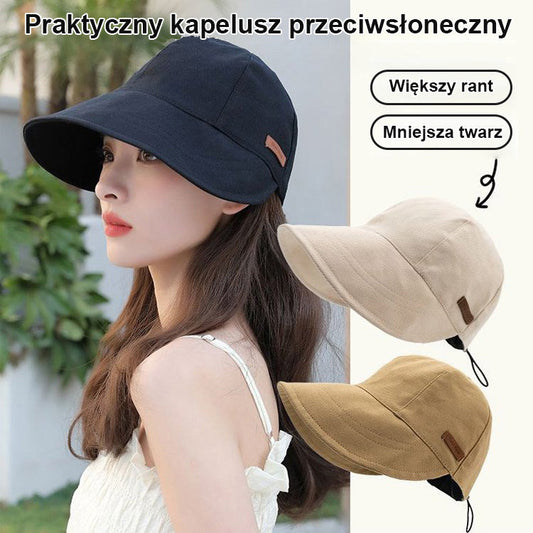 👒Kapelusz z ochroną UV bez makijażu ☀