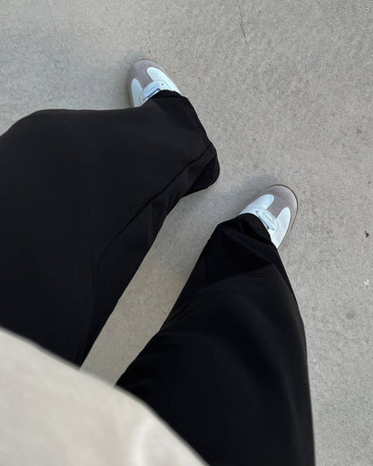 🔥👖 Damskie spodnie robocze z wysokim stanem i prostymi nogawkami