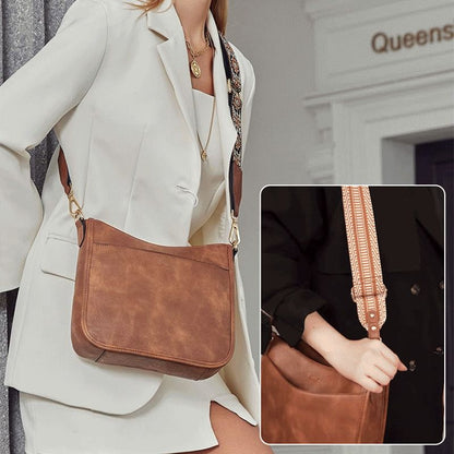 👜Wszechstronna damska skórzana torba crossbody🌈