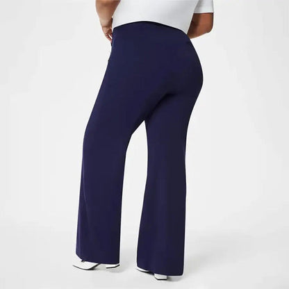 🙆‍♀️ Gorąca wyprzedaż 🔥 Damskie spodnie Plus Size z wysokim stanem i szerokimi nogawkami