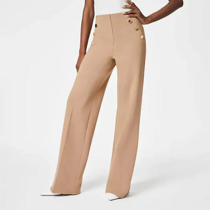 🙆‍♀️ Gorąca wyprzedaż 🔥 Damskie spodnie Plus Size z wysokim stanem i szerokimi nogawkami