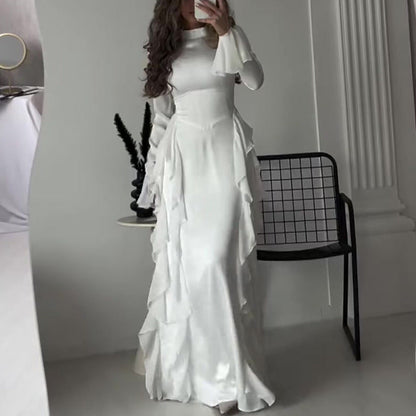 【✨Najwyższa elegancja】👗Szykowna, zwiewna, błyszcząca sukienka dla kobiet