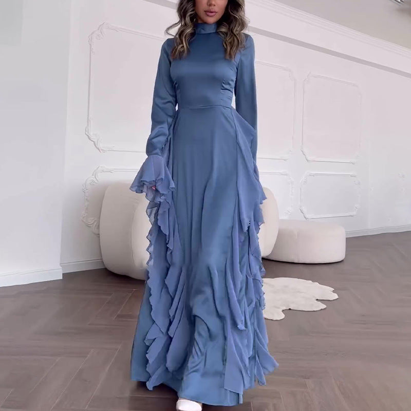 【✨Najwyższa elegancja】👗Szykowna, zwiewna, błyszcząca sukienka dla kobiet
