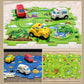 🚆 PUZZLE DLA DZIECI DIY CITY TRAIN WAGON