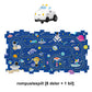 🚆 PUZZLE DLA DZIECI DIY CITY TRAIN WAGON