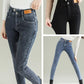【🔥CIEPŁY I PRZYTULNY】👖ZIMOWE JEANSY DAMSKIE SLIM Z PODSZEWKĄ PLUSZOWĄ